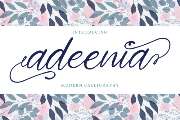 Adeenia Font for Handmade Creations
