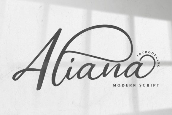 Aliana: The Handwritten Font That Elevates Campaign Designs