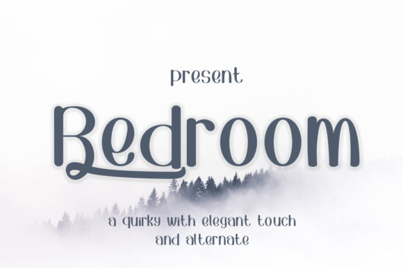Bedroom Font for Web Design: A Playful Display Typeface