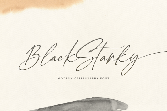 Black Stanky: A Handwritten Typeface for Creative Makers