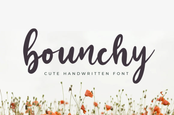 Bounchy: A Jolly Handwritten Font for Creative Branding