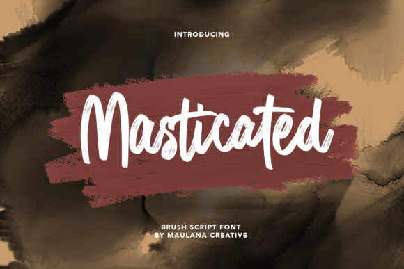 Bring Your Creations to Life with the Masticated Font