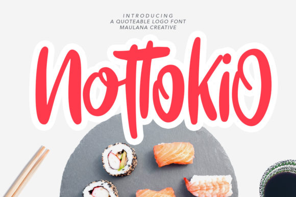 Bring Your Creations to Life with the Nottokio Font