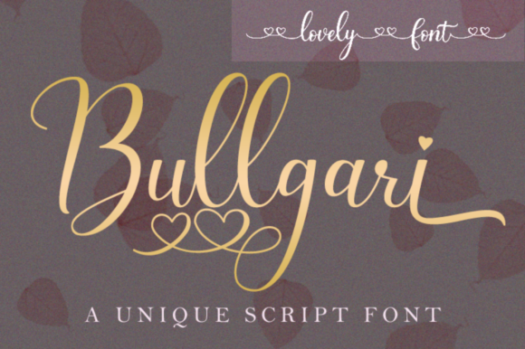Bullgari Script Font Review