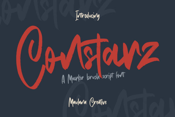 Constarz: A Stylish Handwritten Font for Editorial Design