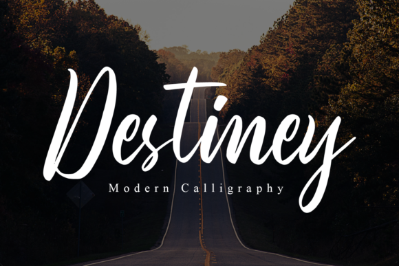 Destiney: A Versatile Script Font for Modern Web Design