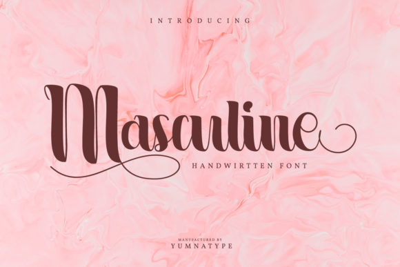 Discover the Charm of Masculine Font in Real Design Projects