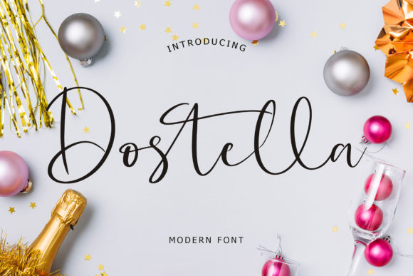 Dostella: A Romantic Script Font for Modern Campaigns