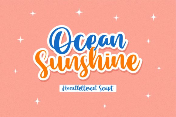 Enhance Your Brand with the Ocean Sunshine Script Font