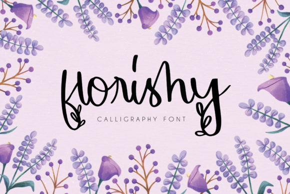 Florishy Font for Handmade Projects and More
