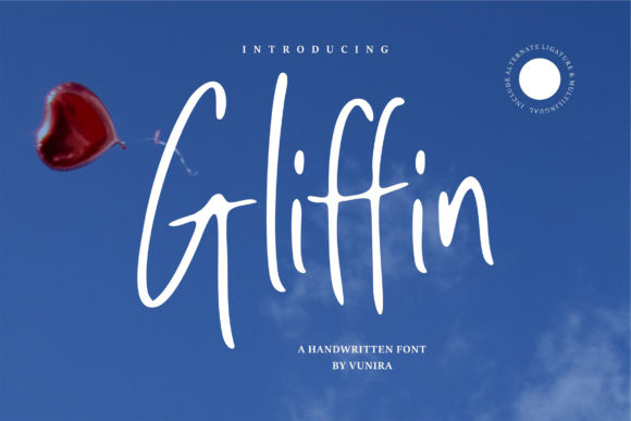 Gliffin: A Script Font with Personality for Modern Design