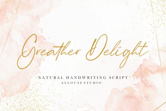 Greater Delight: Elevating Campaign Design with a Refined Script Font