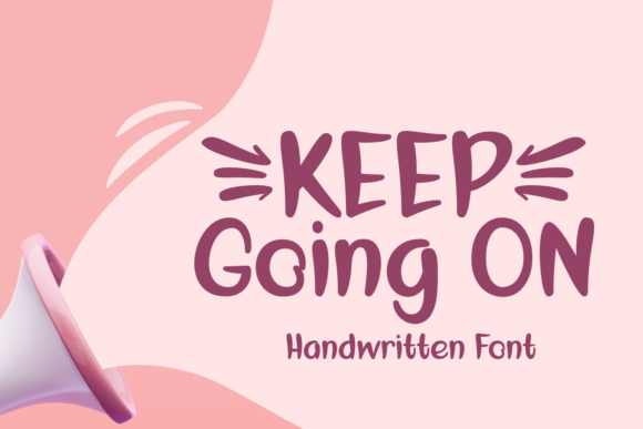 Keep Going On: A Playful Font for Polished Branding