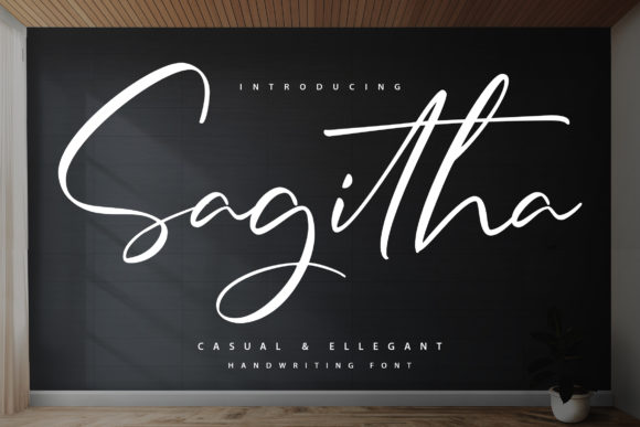 Sagitha Font for Professional Branding