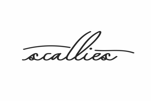 Scallies Font for Branding Projects