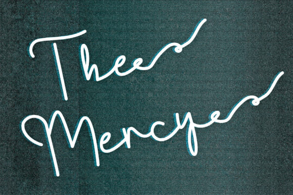 The Mercy: A Handwritten Font That Elevates Editorial Design