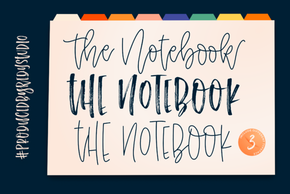 The Notebook Font for Business Branding
