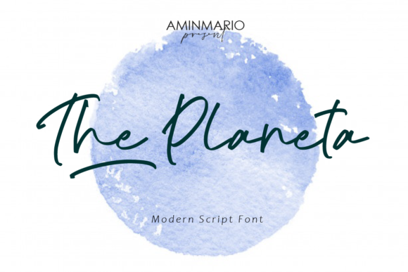 The Planeta: A Handwritten Font for Modern Marketing