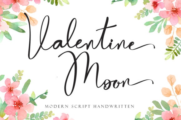 Valentine Moon: A Romantic Typeface for Digital Branding