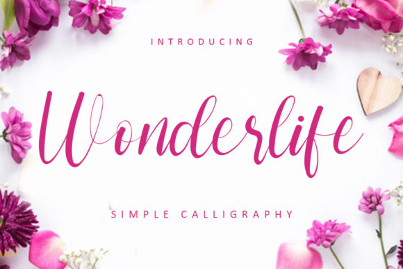 Wonderlife: A Sweet Script Font for Polished Branding