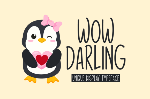 Wow Darling: A Simple Font for Polished Branding